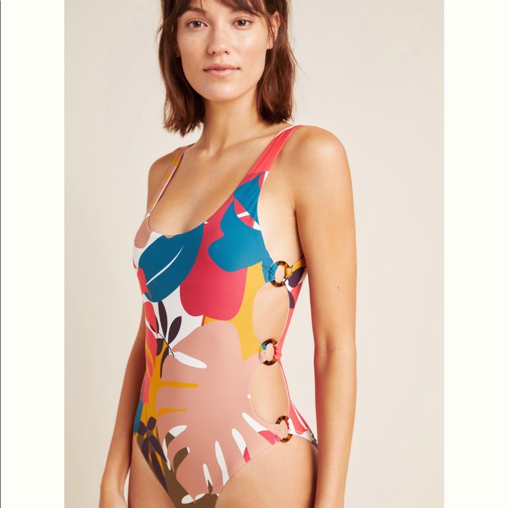 Red carter Charlie One-piece Swimsuit NWT